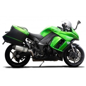 Delkevic Slip-on Kit X-Oval Titanium 260mm ohne EG-BE - Z1000SX (2010-2019)