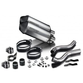 Delkevic Slip-on Kit X-Oval Titanium 260mm ohne EG-BE - Z1000SX (2010-2019)