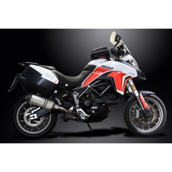 Delkevic slip-on kit X-Oval Titanium 260mm - MULTISTRADA 950 2017-2018