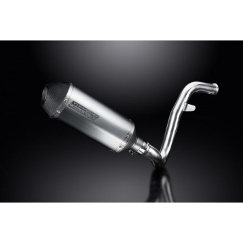 Delkevic slip-on kit X-Oval Titanium 260mm zonder e-keur - 390 Duke/RC390 (2017-2020)