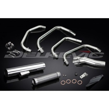 Delkevic volledig systeem Short Straight RVS 350mm zonder e-keur - Z750LTD KZ750H (1980-1983)