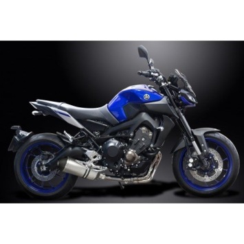 Delkevic volledig systeem X-Oval Titanium 260mm zonder e-keur - MT-09 (2015-2020)