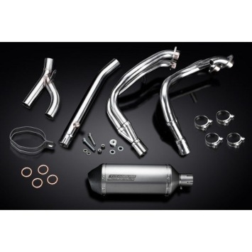 Delkevic volledig systeem X-Oval Titanium 260mm zonder e-keur - GSX1300R HAYABUSA 1999-2007