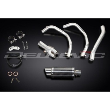 Delkevic volledig systeem Round Carbon 200mm zonder e-keur - XSR700 2015-2019