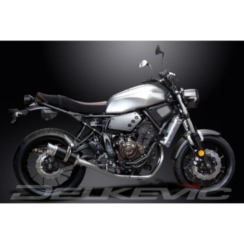 Delkevic volledig systeem Round Carbon 200mm zonder e-keur - XSR700 2015-2019