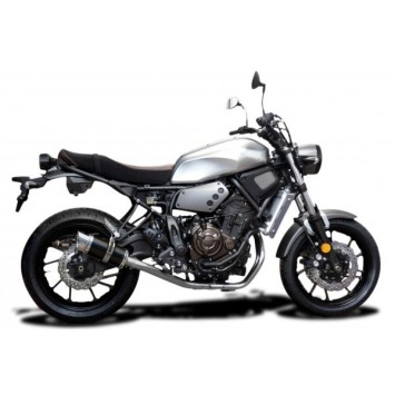 Delkevic volledig systeem Round Carbon 200mm zonder e-keur - XSR700 2015-2019