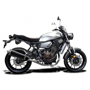 Delkevic volledig systeem Oval Carbon 450mm zonder e-keur - XSR700 2015-2019