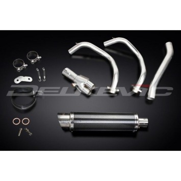 Delkevic volledig systeem Round Carbon 350mm zonder e-keur - XSR700 2015-2019