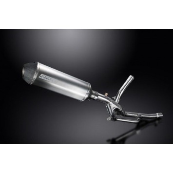 Delkevic slip-on kit X-Oval Titanium 343mm zonder e-keur - DL650 V-Strom (2017-2020)