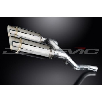 Delkevic slip-on kit Round RVS 200mm zonder e-keur - VFR800 VTec (2002-2013)