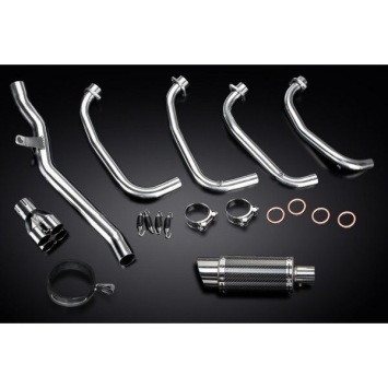 Delkevic volledig systeem Round Carbon 200mm - ZRX1100/1200 97-07