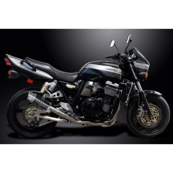 Delkevic volledig systeem Round Carbon 200mm - ZRX1100/1200 97-07