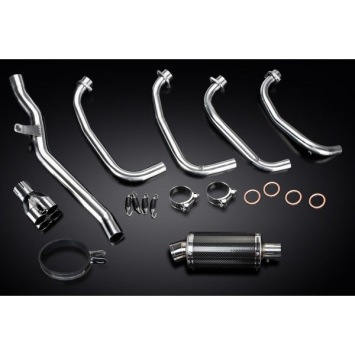 Delkevic volledig systeem Oval Carbon 225mm zonder e-keur - ZRX1100/1200 97-07