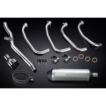 Delkevic Auspuffanlage X-Oval Titanium 343mm ohne EG-BE - ZRX1100/1200 97-07