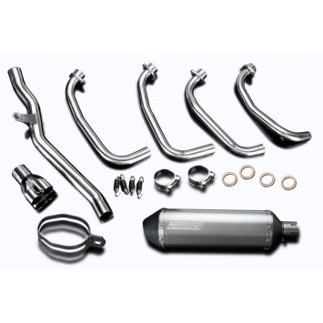 Delkevic Auspuffanlage X-Oval Titanium 343mm ohne EG-BE - ZRX1100/1200 97-07