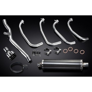 Delkevic volledig systeem Oval Carbon 450mm - ZRX1100/1200 97-07