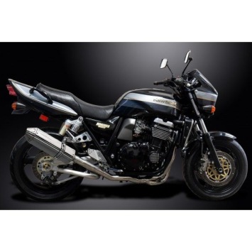 Delkevic volledig systeem Tri-Oval RVS 320mm zonder e-keur - ZRX1100/1200 97-07