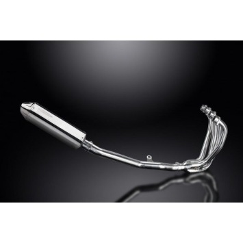 Delkevic volledig systeem Tri-Oval RVS 320mm zonder e-keur - ZRX1100/1200 97-07