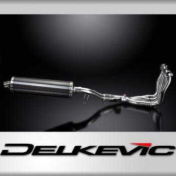 Delkevic volledig systeem Oval Carbon 450mm zonder e-keur - FZ1 FAZER FZ1S 06-15