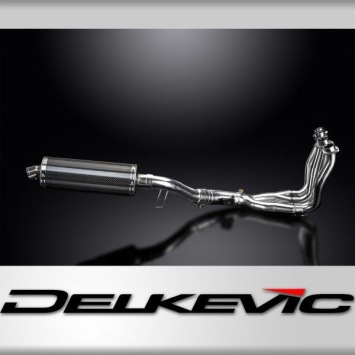 Delkevic volledig systeem Oval Carbon 350mm zonder e-keur - FZ1 FAZER FZ1S 06-15