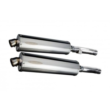 Delkevic slip-on kit Oval Carbon 450mm zonder e-keur - Zephyr 1100 ZR1100B (1996-1997)