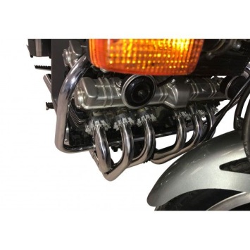 Delkevic volledig systeem Megaphone RVS 550mm zonder e-keur - CBX1000 79-83