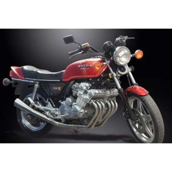 Delkevic volledig systeem Megaphone RVS 550mm zonder e-keur - CBX1000 79-83