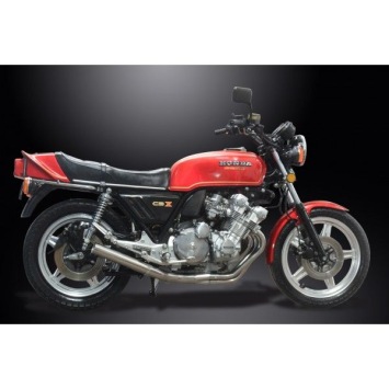 Delkevic volledig systeem Short Straight RVS 350mm zonder e-keur - CBX1000 79-83