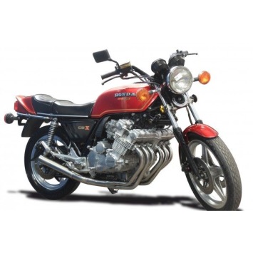 Delkevic volledig systeem Short Straight RVS 350mm zonder e-keur - CBX1000 79-83