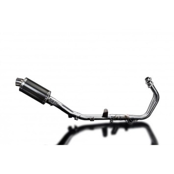 Delkevic volledig systeem Oval Carbon 225mm zonder e-keur - CBR500R CB500F CB500X 13-15