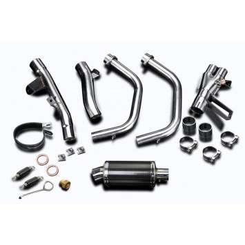 Delkevic volledig systeem Oval Carbon 225mm zonder e-keur - CBR500R CB500F CB500X 13-15