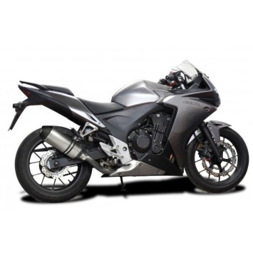Delkevic volledig systeem X-Oval Titanium 260mm zonder e-keur - CBR500R CB500F CB500X 13-15