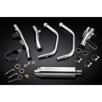 Delkevic volledig systeem Tri-Oval RVS 320mm zonder e-keur - CBR500R CB500F CB500X 13-15