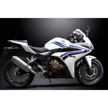 Delkevic volledig systeem Tri-Oval RVS 320mm zonder e-keur - CBR500R CB500F CB500X 13-15