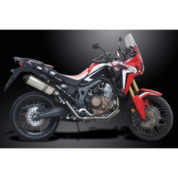 Delkevic volledig systeem X-Oval Titanium 343mm zonder e-keur - CRF1000L Africa Twin 2016-2019
