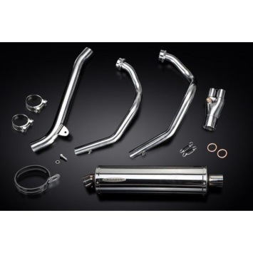 Delkevic volledig systeem Oval RVS 450mm zonder e-keur - CRF1000L Africa Twin 2016-2019