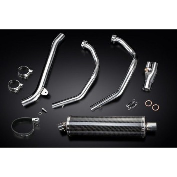 Delkevic volledig systeem Oval Carbon 450mm zonder e-keur - CRF1000L Africa Twin 2016-2019