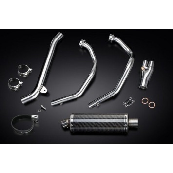 Delkevic volledig systeem Oval Carbon 350mm zonder e-keur - CRF1000L Africa Twin 2016-2019