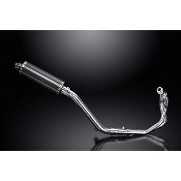 Delkevic volledig systeem Oval Carbon 350mm zonder e-keur - CRF1000L Africa Twin 2016-2019