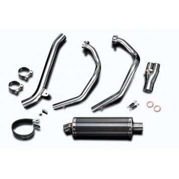 Delkevic volledig systeem Oval Carbon 350mm zonder e-keur - CRF1000L Africa Twin 2016-2019