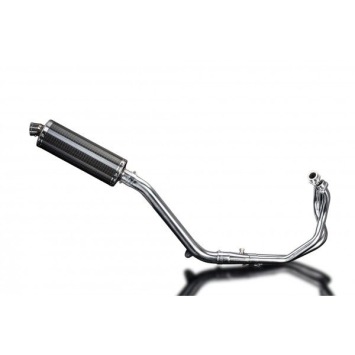 Delkevic volledig systeem Oval Carbon 350mm zonder e-keur - CRF1000L Africa Twin 2016-2019