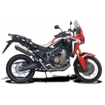 Delkevic volledig systeem Tri-Oval RVS 320mm zonder e-keur - CRF1000L Africa Twin 2016-2019