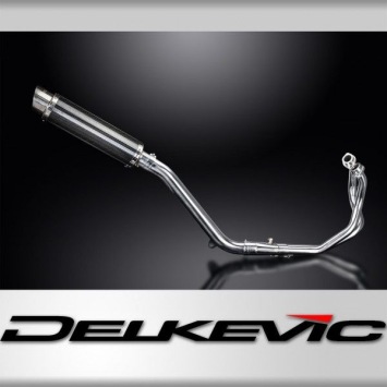 Delkevic volledig systeem Round Carbon 350mm zonder e-keur - CRF1000L Africa Twin 2016-2019