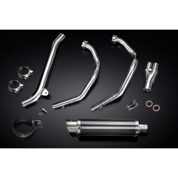 Delkevic volledig systeem Round Carbon 350mm zonder e-keur - CRF1000L Africa Twin 2016-2019