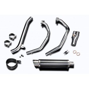 Delkevic volledig systeem Round Carbon 350mm zonder e-keur - CRF1000L Africa Twin 2016-2019