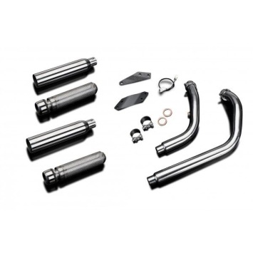 Delkevic volledig systeem Round RVS 410mm zonder e-keur - VT750 SHADOW SPIRIT (2008-2018)