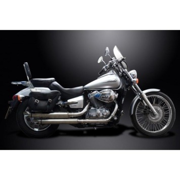 Delkevic volledig systeem Round RVS 550mm - VT750 SHADOW SPIRIT (2008-2018)