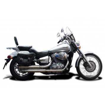 Delkevic volledig systeem Round RVS 550mm - VT750 SHADOW SPIRIT (2008-2018)