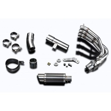 Delkevic volledig systeem Round Carbon 200mm zonder e-keur - Street Triple 675 (2013-2016)