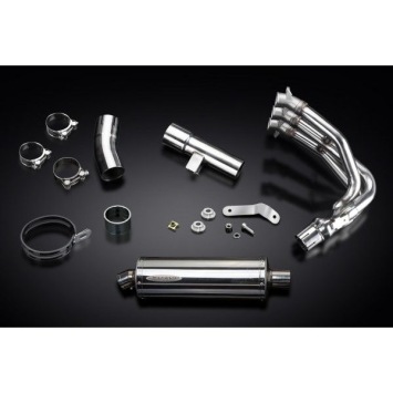 Delkevic volledig systeem Oval RVS 350mm zonder e-keur - Street Triple 675 (2013-2016)